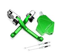 Pièces Pour SL230 1997 1998 1999 2000 2001 2002 2003 2004 Motocross Pliable Leviers D'embrayage De Frein Stunt Easy Pull Câble Système CNC Accessoires(Vert)