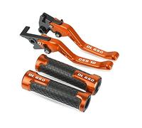 Pièces Pour Suzuki DL650 DL 650 VSTROM 2011 2012-2017 Guidon De Moto Leviers D'embrayage De Frein Réglables Poignées Poignée(Orange)