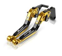 Pièces Pour Suzuki GSF650 GSF 650 BANDIT 2007-2013 2014 2015 Moto Leviers D'embrayage De Frein Réglable Pliant Extensible CNC Accessoires Avec (Or 1)