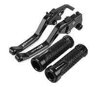 Pièces Pour Suzuki V-strom DL 250 Vstrom DL250 2017-2018 Guidon De Moto Leviers D'embrayage De Frein Réglables Poignées Poignée(Noir)