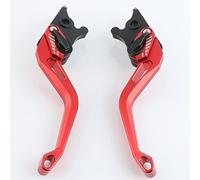 Pièces Pour Suzuki VSTROM 1000 GTA V-Strom 1000 2018 2019 Moto Leviers De Frein D'embrayage Réglable 3D Rhombus Texture CNC En Aluminium Avec (Rouge)