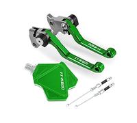 Pièces Pour TTR600 1998 1999 2000 2001 2002 Motocross Pliable Frein Embrayage Leviers Stunt Facile Tirer Câble Système CNC Accessoires(Vert)