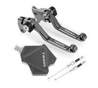 Pièces Pour TW225 2002-2017 2016 2015 Motocross Pliable De Frein Leviers D'embrayage Stunt Facile Pull Câble Système CNC Accessoires(G)