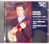 Pieces Pour Violon Seul & Pour Violon & Piano Papavrami, Violon & Larrieu, Piano + Sarasaste