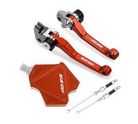 Pièces Pour WR426F WR 426F 2001 2002 Motocross Pliable De Frein Leviers D'embrayage Stunt Facile Tirer Câble Système CNC Accessoires(Orange)