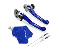 Pièces Pour WR426F WR 426F 2001 2002 Motocross Pliable De Frein Leviers D'embrayage Stunt Facile Tirer Câble Système CNC Accessoires(Bleu)