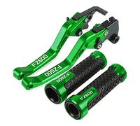 Pièces Pour Yama&ha Fazer600 FZS600 FZ600 FZS FZ6N 600 1987-1989 1988 Guidon De Moto Leviers D'embrayage De Frein Réglables Poignées Poignée(Vert)