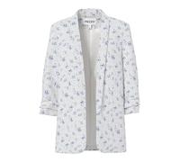 Pieces Printed Pcbosella Blazer imprimé 3/4 Noos BC, Cloud Dancer, S Femmes