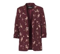 PIECES Printed Pcbosella Blazer imprimé 3/4 Noos BC, Tawny Port, XXL Femmes