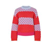 PIECES Pull-over 'PCJANEL' lilas / rose / rouge orangé, Taille M