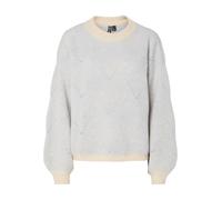 PIECES Pull-over 'PCJenna' beige / violet pastel, Taille XS