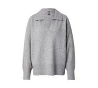 PIECES Pull-over 'PCMalou' gris chiné, Taille M