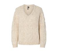 PIECES Pull-over 'PCNINA' beige, Taille XXL