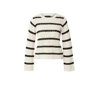 PIECES Pull-over 'PCNUKA' beige / noir, Taille S