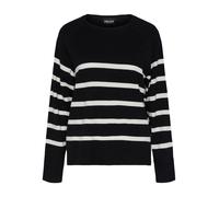 PIECES Pull-over 'PCSIA' noir / blanc, Taille M