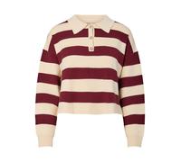 PIECES Pull-over poudre / rouge foncé, Taille XL