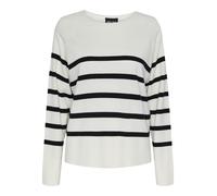PIECES Pull-over 'SIA' noir / blanc, Taille L