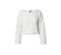 PIECES Pull-over 'SPARKLY' gris clair, Taille XXL