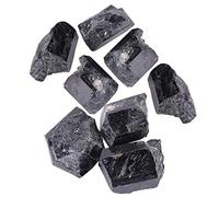 Pièces Quartz Noir Naturel, Pierre de Tourmaline Noire Turmalina Negra Piedra Naturel Tourmaline Roche Brute Pierre de Guérison Minérale