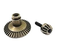 Pièces RC Compatible avec Axial pour SCX10 1/10 RC pour Pièces De Camion Rock Crawler Diff Principal Et Ensemble D'engrenages Coniques 38T Et 13T Engrenage Conique Robuste
