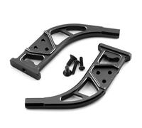 Pièces RC pour Arrma 1/7 pour Infraction pour Limitless pour Felony 6S pour BLX Supports De Diffuseur Métal Cadre De Support D'aile Arrière Pièces De Mise À Niveau De Voiture RC(Black)