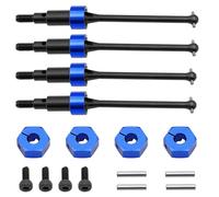 PièCes Rc Pour Arrma Pour Granite Pour Grom Pour Typhon Pour GROM 1/18 Pièces Accessoires Mise Niveau Voitures RC 4 Arbres Transmission Avant Arrière Métal CVD