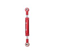 Pièces RC pour Axial pour SCX10 D90 90046 pour Tamiya CC02 pour HSP pour TRX4 1/10 Tige Liaison De Direction Réglable 75-100 Mm Barre Panhard Liaison Servo Pièces De Chenille RC(Red,80-85mm)