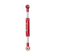 pièces RC pour Axial pour SCX10 D90 90046 pour Tamiya CC02 pour HSP pour TRX4 1/10 Tige Liaison De Direction Réglable 75-100 Mm Barre Panhard Liaison Servo Pièces De Chenille RC(Red,90-95mm)