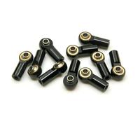 Pièces RC pour Axial pour SCX10 D90 pour TRX4 pour TRX6 pour Tamiya CC01 1/10 Métal M4 M3 Lien Biellette D'extrémité Rotule Amortisseur Rotule RC Pièces De Voiture sur Chenilles(Black,M3)
