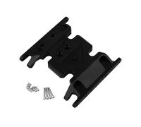 PièCes Rc pour Axial pour SCX10 II 90046 AXI90075 1/10 1pc Support Transmission Alliage D'aluminium Plaque Antidérapante RC Chenille Mise À Niveau Pièces Remplacer(Black)