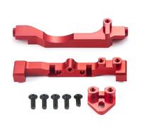 pièces RC pour Axial pour SCX10 III AXI03027 pour Wrangler AXI03007 pour Gladiator AXI03006 pour Bronco 1/10 Support De Montage De Servo RC Crawler Car Upgrade Parts(Red)