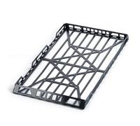pièces RC pour Axial pour SCX24 AXI00002 1/24 pour Porte-Bagages Toit Métal pour Porte-Bagages Filet Élastique Modification Modèle Voiture RC Accessoires De Décoration Pièces(Rack Luggage)