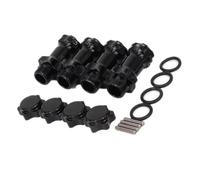 Pièces Rc pour HSP 89108 1/8 RC Modèle Voiture Pièces 17mm Roue Hexagonale 30mm Plus Long Adaptateur De Montage Amélioré Couvercle Moyeux D'Entraînement Accessoires Mise À Niveau(Black)
