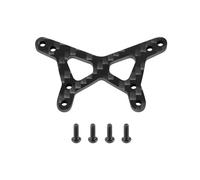 PièCes Rc Pour Losi Pour Mini-B 1/16 Fibre Carbone Avant Arrière Amortisseur Supports Fixation Télécommande Amélioration Du Véhicule Réparations Accessoires(Front)