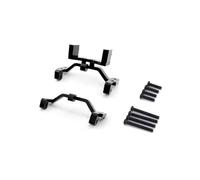 Pièces Rc pour MN pour D90 D91 99S 1 Pièce Base Et Essieu De pour Chariot en Métal pour Support Servo Accessoires Mise À Niveau Voiture RC(Black)