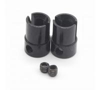Pièces RC Pour Redcat Tornado Pour Volcano Vortex Pour HSP 02016 2 Pièces Métal Pour Joint B Universel Tasse D'entraînement Mise Niveau Voiture RC(Black)