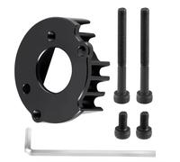 PièCes Rc Pour Tamiya 57409 1/12 Support De Moteur Fixe En Alliage D'aluminium Pièces Mise À Niveau Modèle Accessoire Chenilles Remplacement Modifiées(Black)