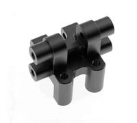 Pièces Rc pour Tamiya 58719 1/10 pour BBX Bb01-01 Métal Support Suspension Avant pour Kit Bras Siège Accessoires Pièces Rechange pour Voitures RC Modèles Crawlers(Black)