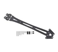 Pièces Rc pour Tamiya pour TT-01 01 1/10 Plaque De Support D'amortisseur en Fibre Carbone Pont Supérieur Accessoires Voiture RC Pièces Mise À Niveau(Upper Deck)