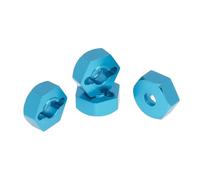 Pièces RC pour Tamiya pour TT-01 pour TT02 XV01 TB-04 WT-01N 1/10 4 Pièces en Métal 12MM Adaptateur De Moyeu Hexagonal Roue RC Mise À Niveau Voiture Accessoires