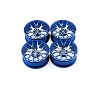 Pièces Rc pour Tamiya pour Tt-01 Xv-01 pour Hsp pour Hpi 1:10 Alliage D'aluminium Jante Moyeu Pièces De Réparation Améliorées Accessoires De Voiture Rc Utilisation De Remplacement(Blue)