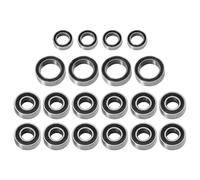 Pièces Rc pour Tamiya pour TT01 pour TT-01 TT-01E pour TT-02B TT-01D 1/10 Kit 20 Roulements Étanches Pièces Accessoires D'amélioration pour Voitures RC
