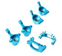 Pièces RC Pour Tamiya Pour TT02B 1/10 CNC Aluminium Avant Arrière Bras D'articulation C Moyeu Pour Porte-Ensemble RC Voiture Mise À Niveau Accessoires Remplacer Pièces(Blue)
