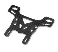 Pièces RC pour Tamiya pour XV02 XV-02 Pro 58707 1/10 Plaque De Tour De Choc Avant Et Arrière en Fiber De Carbone Pièces De Mise À Niveau De Voiture RC Accessoires De Modification(Rear)