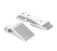 Pièces RC Pour Traxxas 1/10 Pour E-revo Pour VXL 2.0 86086-4 #8637 Avant 2 Pièces Arrière 1 Pièce Plaque Protection Châssis Garde RC Voiture Mise À Niveau Pièces Accessoires Voiture(Silver,Front)