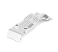 Pièces RC Pour Traxxas 1/10 Pour E-revo Pour VXL 2.0 86086-4 #8637 Avant 2 Pièces Arrière 1 Pièce Plaque Protection Châssis Garde RC Voiture Mise À Niveau Pièces Accessoires Voiture(Silver,Rear)
