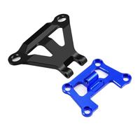 PièCes Rc pour Traxxas pour Mini pour Maxx 2S 1/16 Alliage D'aluminium Lien Cloison Arrière Support Pare Chocs Avant Pièces Mise À Niveau Voiture RC Modifiées(Blue)