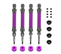 pièces RC pour Traxxas pour Slash pour Rustler pour Stampede pour Hoss pour VXL 4X4 1/10 Arbre D'entraînement Avant Arrière Métal Modification CVD Pièces Mise Niveau De Voiture RC