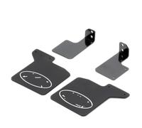 pièces RC pour Traxxas pour TRX4 pour Tamiya D110 1/10 Pièces De Voiture sur Chenilles RC Quartiers en Caoutchouc Garde-Boue Avant Arrière Ensemble De Supports en Aluminium(Rear)