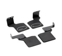 pièces RC pour Traxxas pour TRX4 pour Tamiya D110 1/10 Pièces De Voiture sur Chenilles RC Quartiers en Caoutchouc Garde-Boue Avant Arrière Ensemble De Supports en Aluminium(Set)